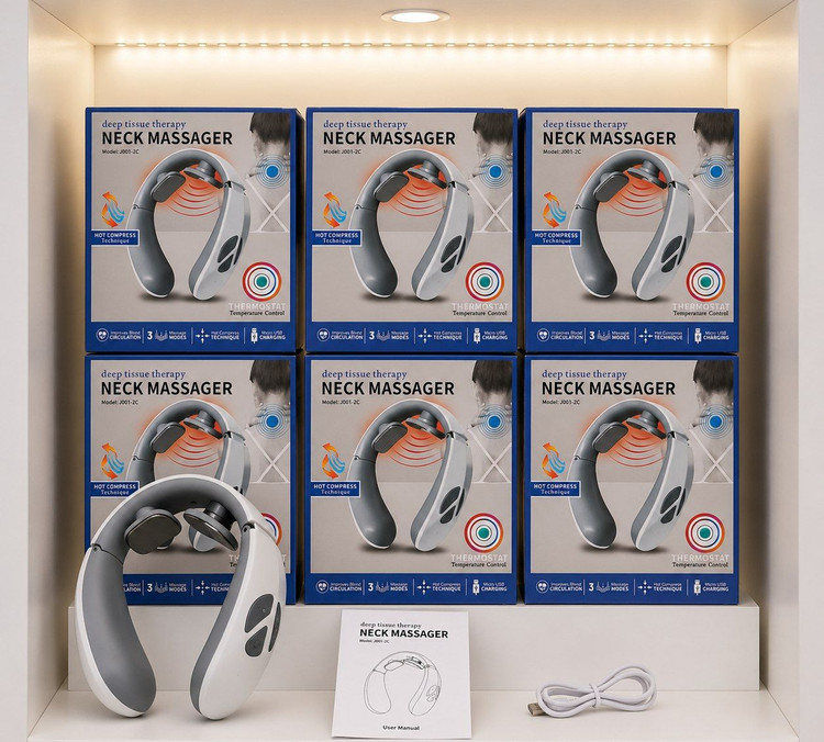 ماساژور گردن NECK MASSAGER J001-2C (کیفیت عالی وتضمینی)